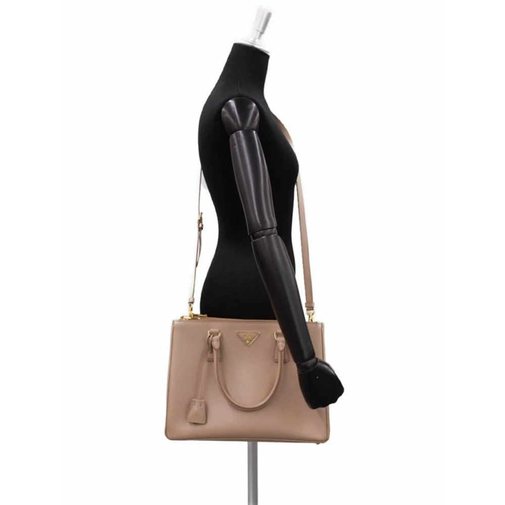 Prada Saffiano leather Galleria double zip 2way tote Shoulder bag - Picture 9 of 9
